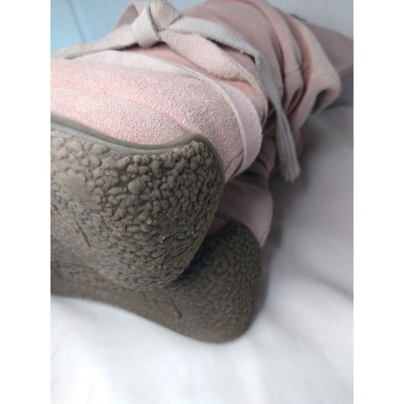 Zoe Wittner Design Women's EU 40 US 9 Pink Suede Boots Pull On Rubber Sole - Picture 8 of 15